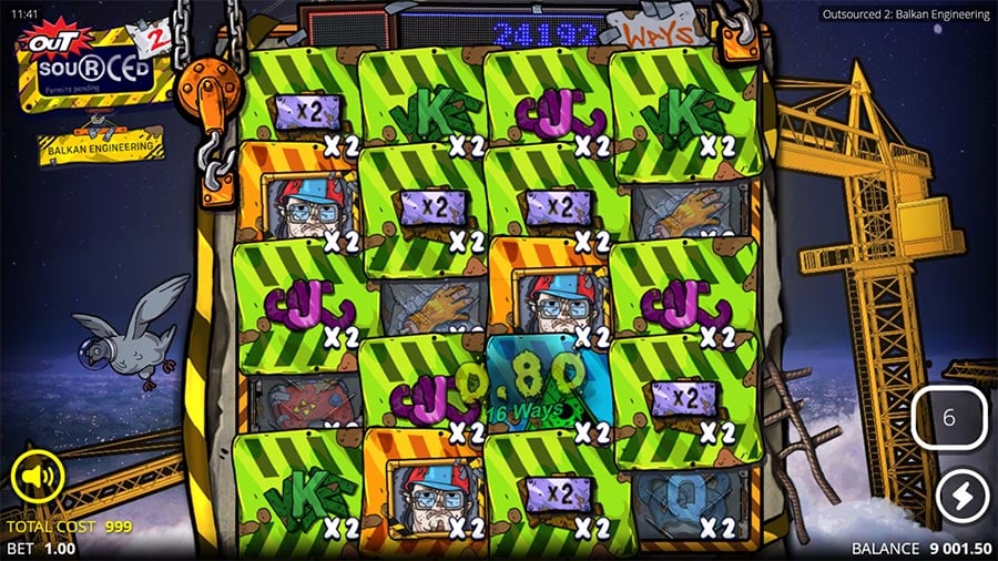 Outsourced 2 slot
