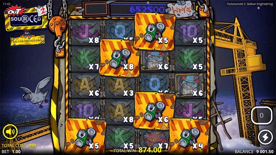 Outsourced 2 slot