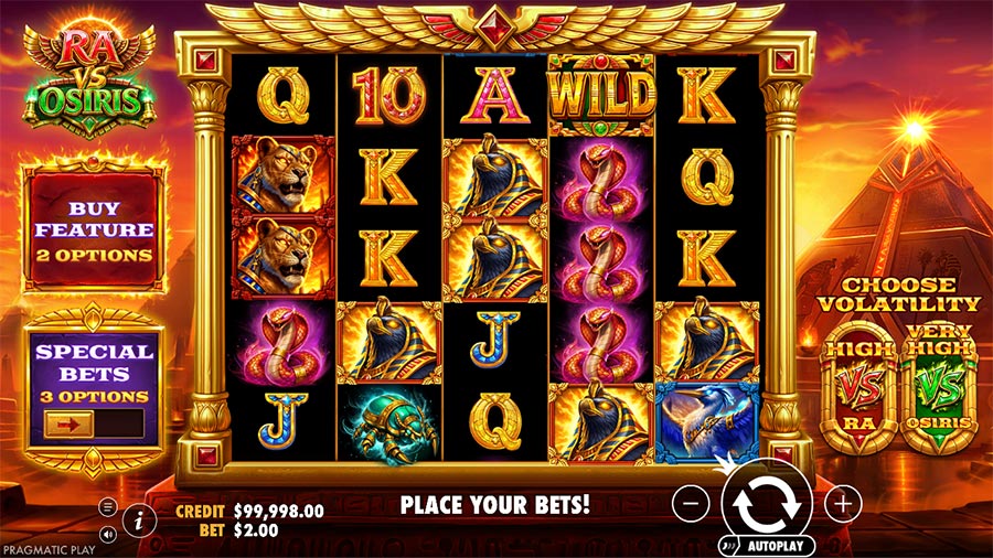 Ra vs Osiris slot