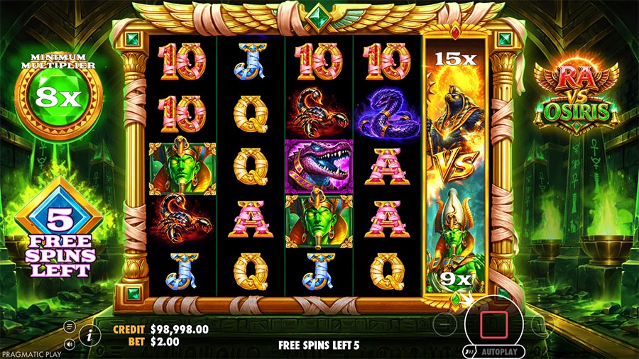 Ra vs Osiris slot