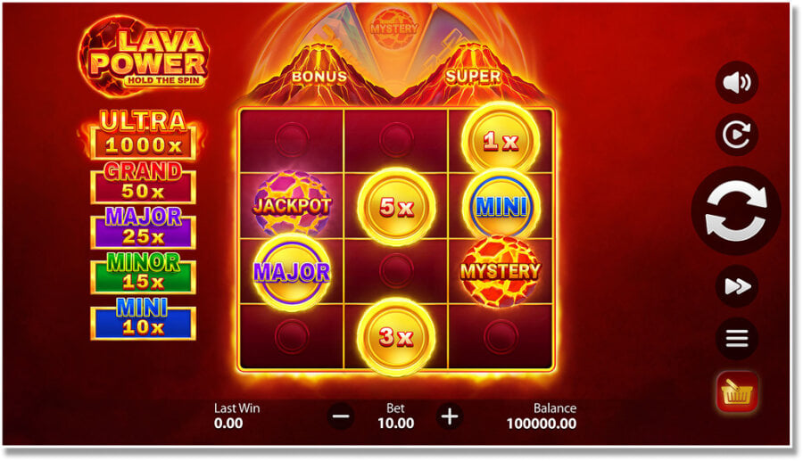Lava Power: Hold The Spin slot