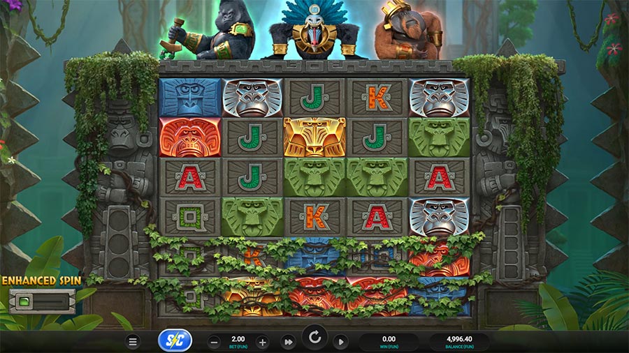 Monkey-Gods-of-the-Inca-Slot-base-game