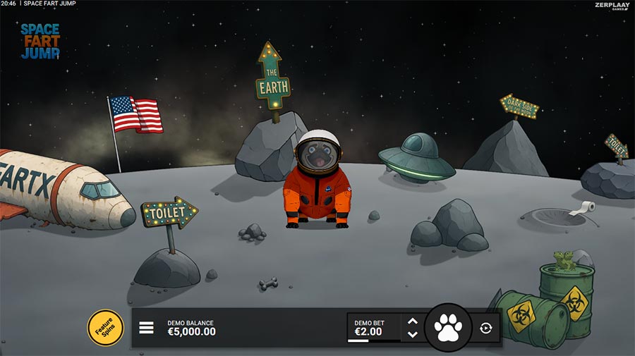 Space Fart Jump slot