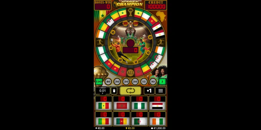Africup Champion slot