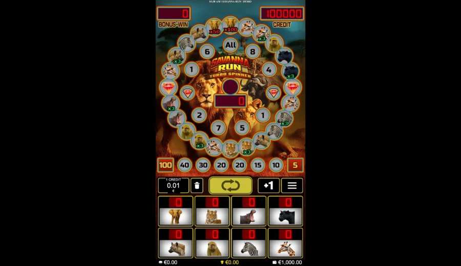 Savanna Run Turbo slot