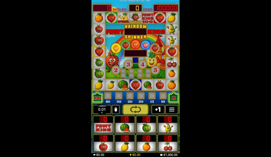Rainbow Fruit King slot