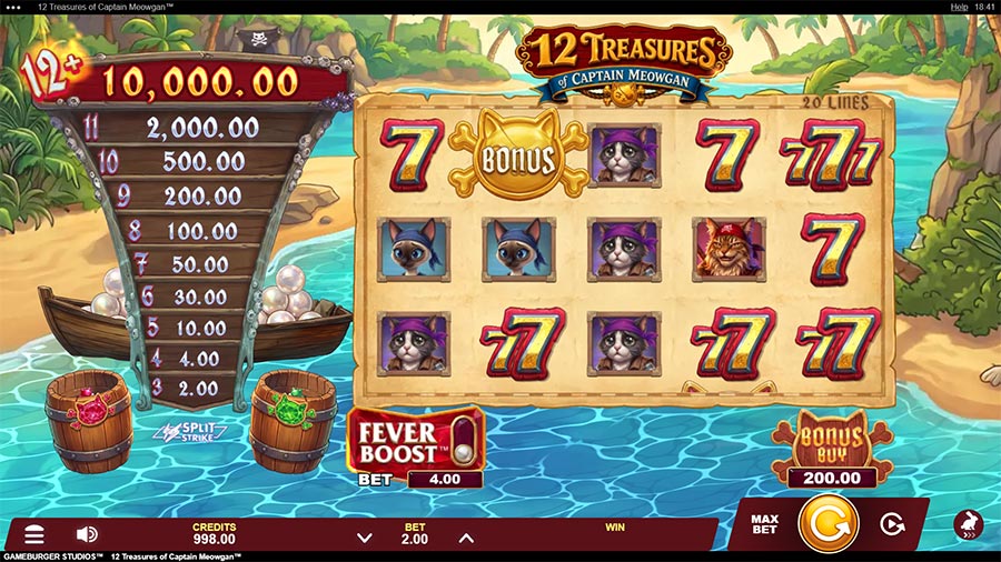 12-Treasures-of-Captain-Meowgan-Slot