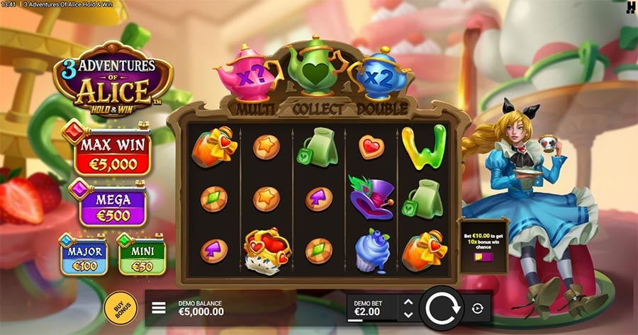 3 Adventures of Alice slot