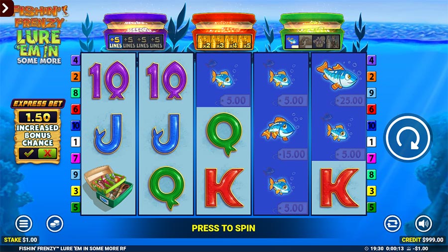 Fishin’ Frenzy Lure ‘Em In Some More slot