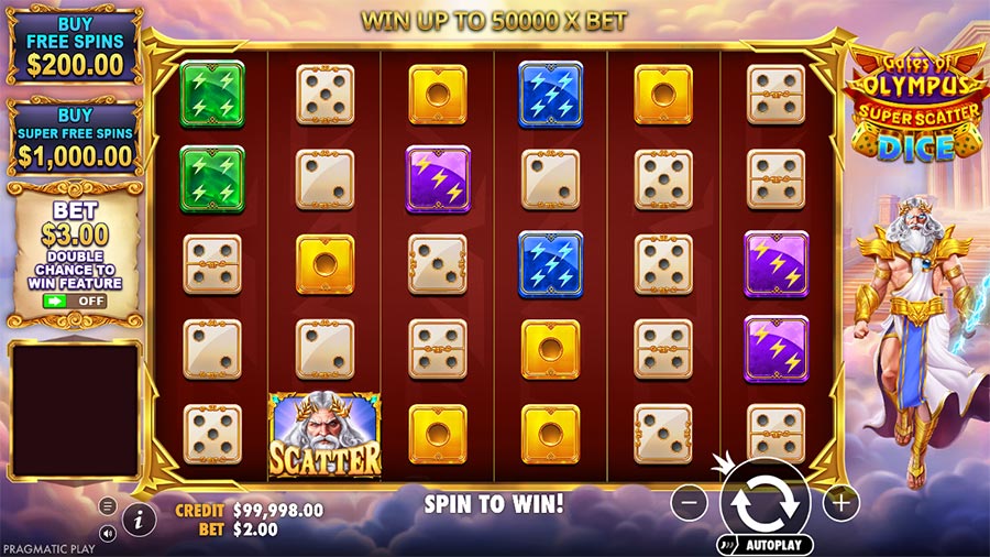 Gates of Olympus Super Scatter Dice slot