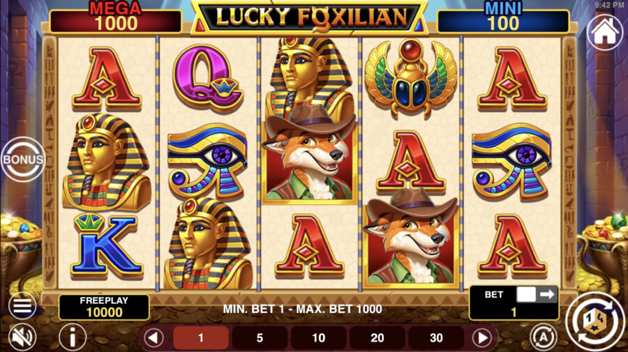 Lucky Foxilian Hold And Win slot