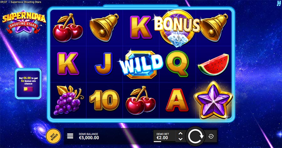 Supernova Shooting Stars slot