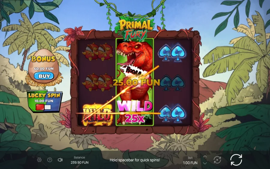 Primal Fury slot